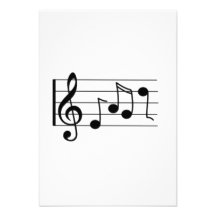 Musical Notes Invitation