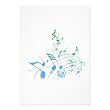 Musical Notes Invitations