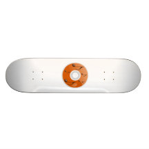Musical Notes on CD Skate Deck