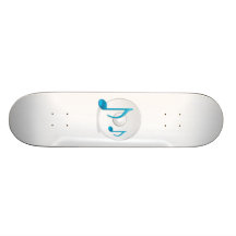 Musical Notes on CD Skate Deck
