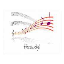 Musical Notes Postcards