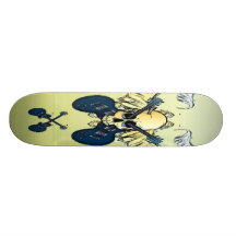 Musical Skull Skateboard