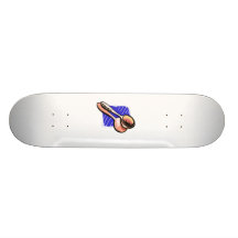 Musical Spoons Graphic Image Skate Boards