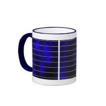Musical Waveform Mugs