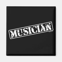 Musician Stamp Refrigerator Magnets