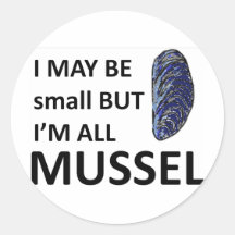Mussel Size Stickers