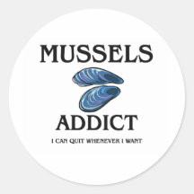 Mussels Addict Stickers