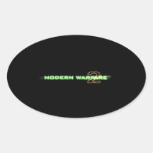 MW2 OVAL STICKER