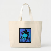 MX BLUE VISOR TOTE BAGS