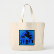 MX LIGHTING BLUE CANVAS BAG