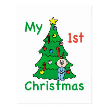 My 1st Christmas Post Card