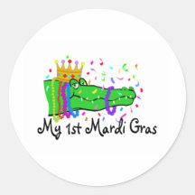 My 1st Mardi Gras Gator Sticker