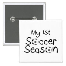 My 1st Soccer Season Button