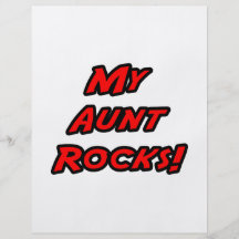 My Aunt Rocks Flyer