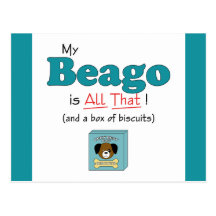 My Beago is All That! Post Card