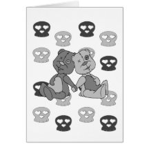 My Bestest Best Dark trans Greeting Card