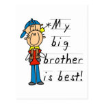 My Big Brother is Best Tshirts and Gifts Postcard