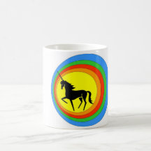 MY BLACK UNICORN MUG .
