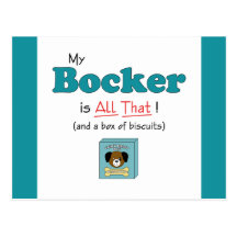 My Bocker is All That! Postcards