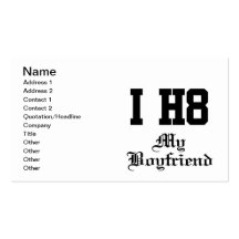 my boyfriend business card
