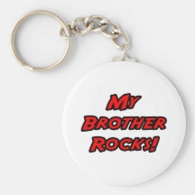 My Brother Rocks Keychains