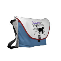 My Cat Walks All Over Me Commuter Bag