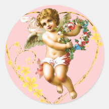 My Cherub Round Stickers