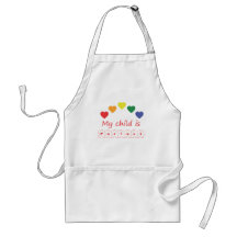 My child is perfect aprons