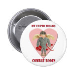 My Cupid Wears Combat Boots Buttons