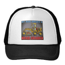 My Dad Drives A Road Grader Hat
