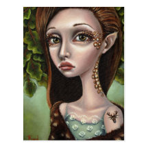 My Deer Lady Post Card