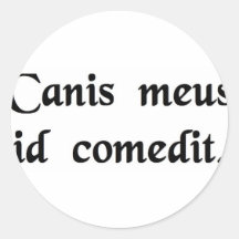 My dog ate it. stickers