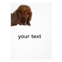 My dog cinnamon  Invitation card