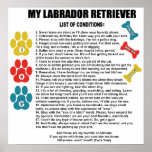 My Dog Rules Poster