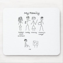 My-Family-4 Mousemat