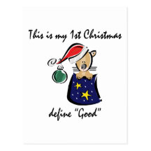 My First Christmas Postcards