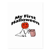 My First Halloween (Trick or Treat) Post Card