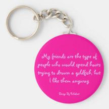 My Friends and Goldfish - Keyring Keychains