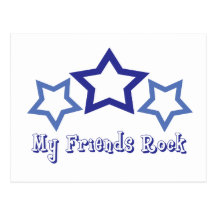 My Friends Rock Postcards