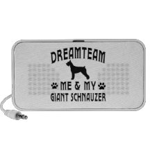 My Giant Schnauzer Dog Portable Speakers