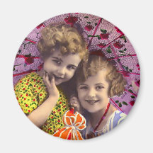 My Giggly Girls Fridge Magnet