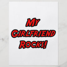 My Girlfriend Rocks Flyer Design