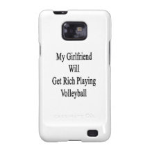 My Girlfriend Will Get Rich Playing Volleyball Samsung Galaxy SII Covers