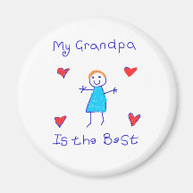 My Grandpa is the Best Fridge Magnet