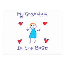 My Grandpa is the Best Postcards