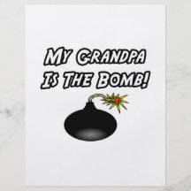 My Grandpa Is The Bomb Flyers