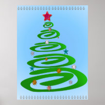 My Green Christmas Tree Print
