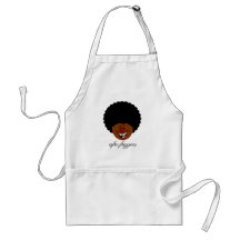 My hair defies the law of gravity and astrophysics aprons