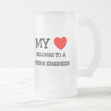 My Heart Belongs To A MINING ENGINEER Coffee Mugs