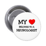 My Heart Belongs To A NEUROLOGIST Button